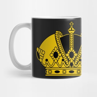 Imperial crown (gold and black) Mug